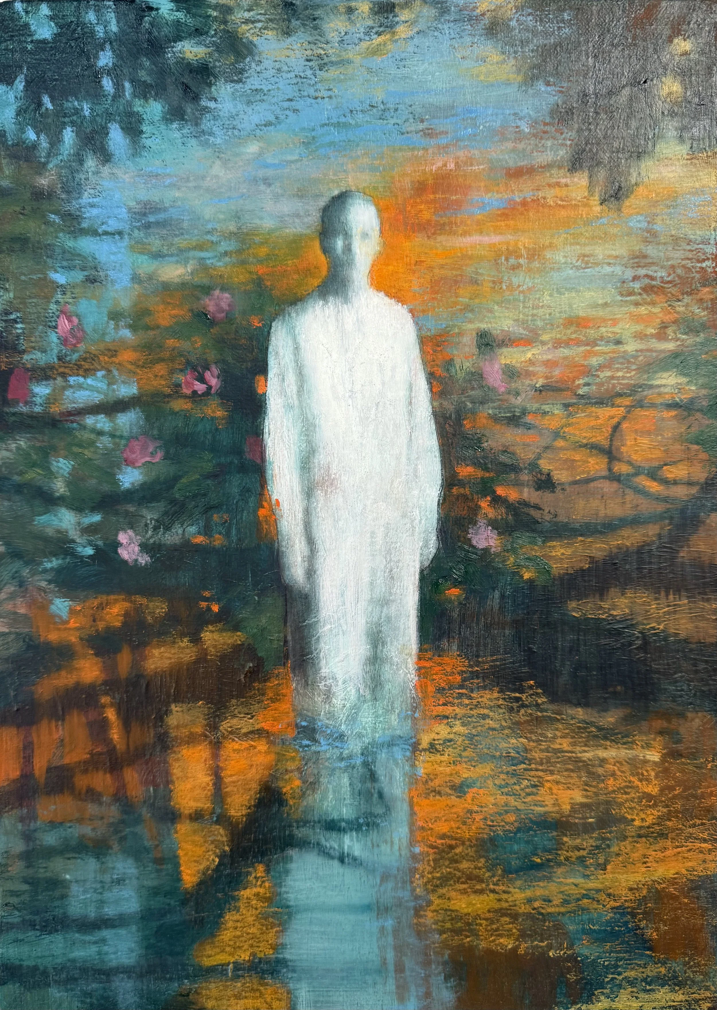  Oil on linen, 36 × 26cm  Sold 