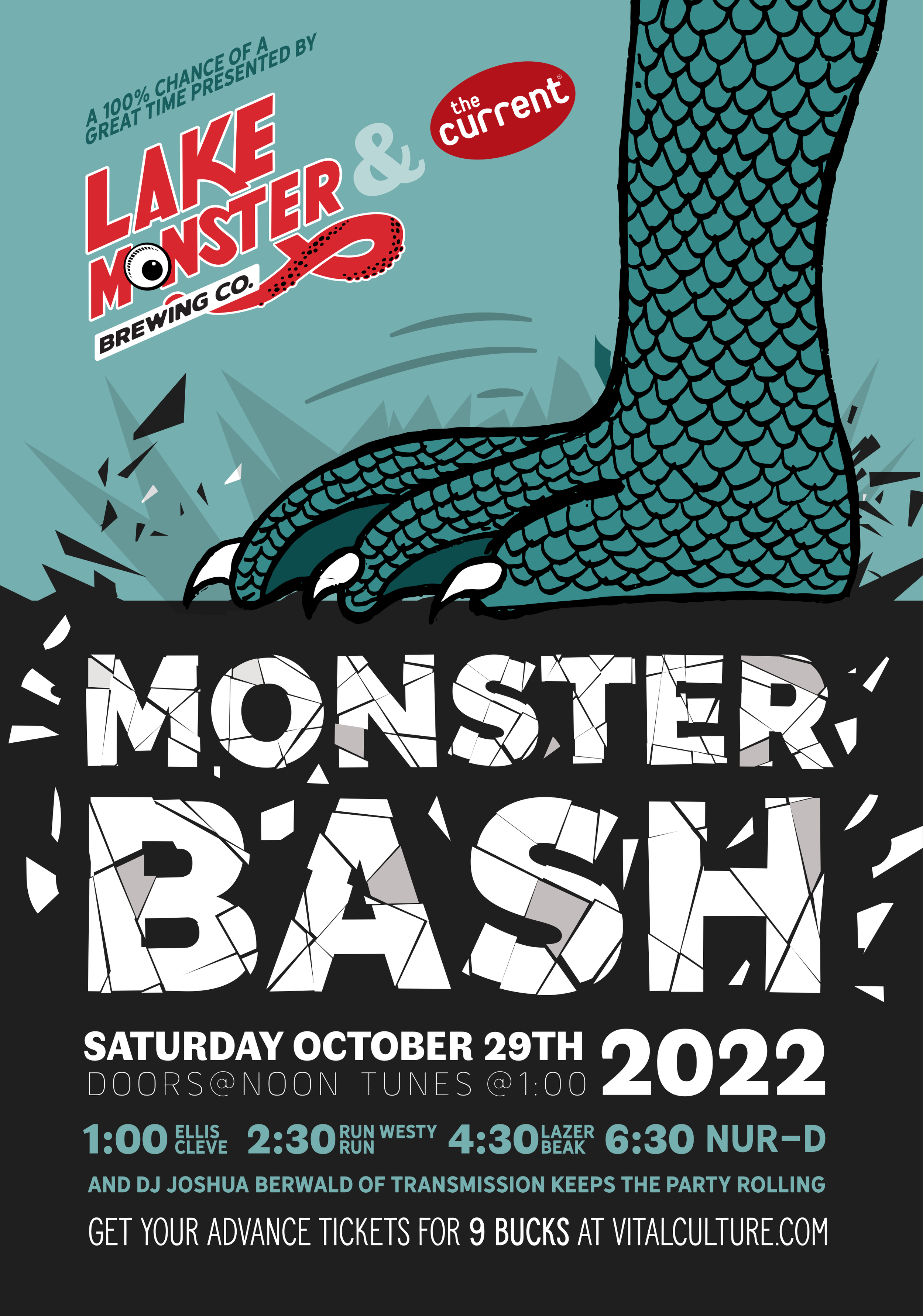 Monster Bash 22 Lake Monster Brewing