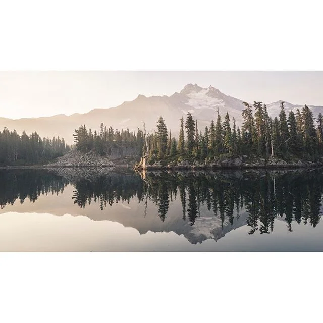 Early morning calm is one reason I choose a heavy backpack over a warm bed. Sunrise in the backcountry is sometimes spectacular, more often soft and muted, but almost always serene | Mt. Jefferson Wilderness OR
.
.
.
.
#theopenroadimages #backpacking