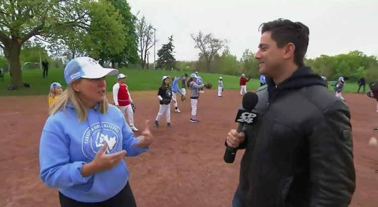 Dana Bookman Founder & CEO Canadian Girls Baseball; VP of American Girls Baseball CP 24