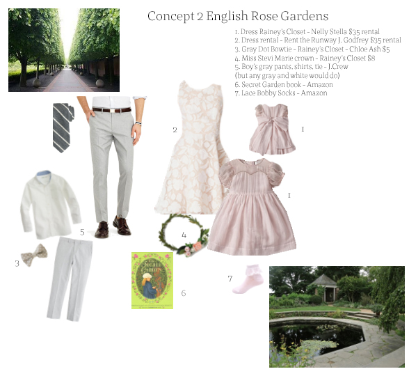 The original concept board created for my styled shoot. 