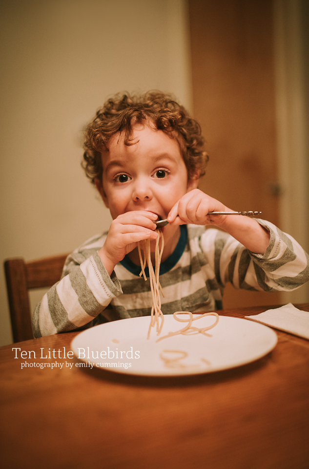 010 BAH-sghetti The lack of sauce breaks my Italian husband's heart (just a little) each time.