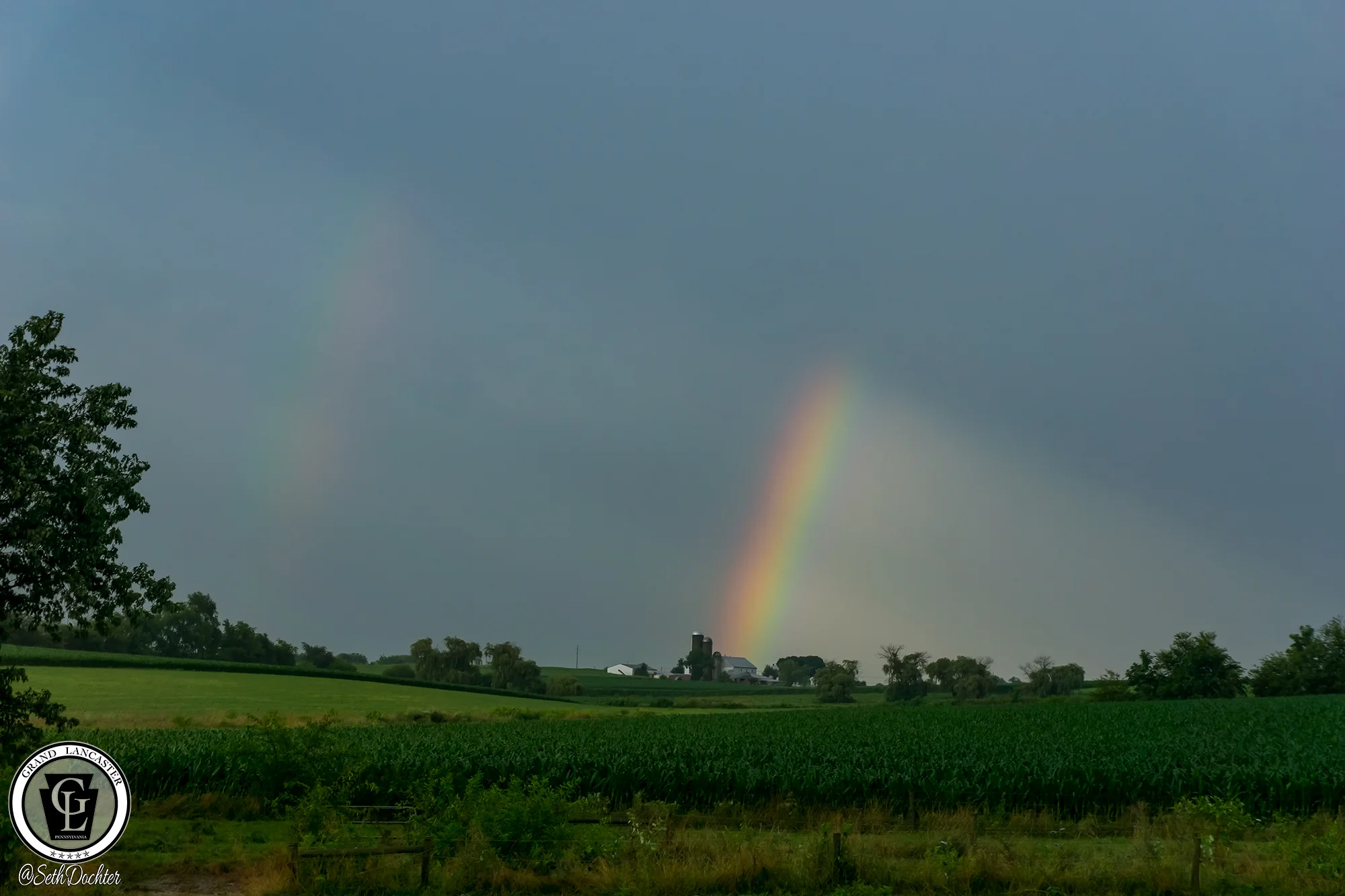 At first a lonely beam of sunlight poked through one tiny hole in the clouds.