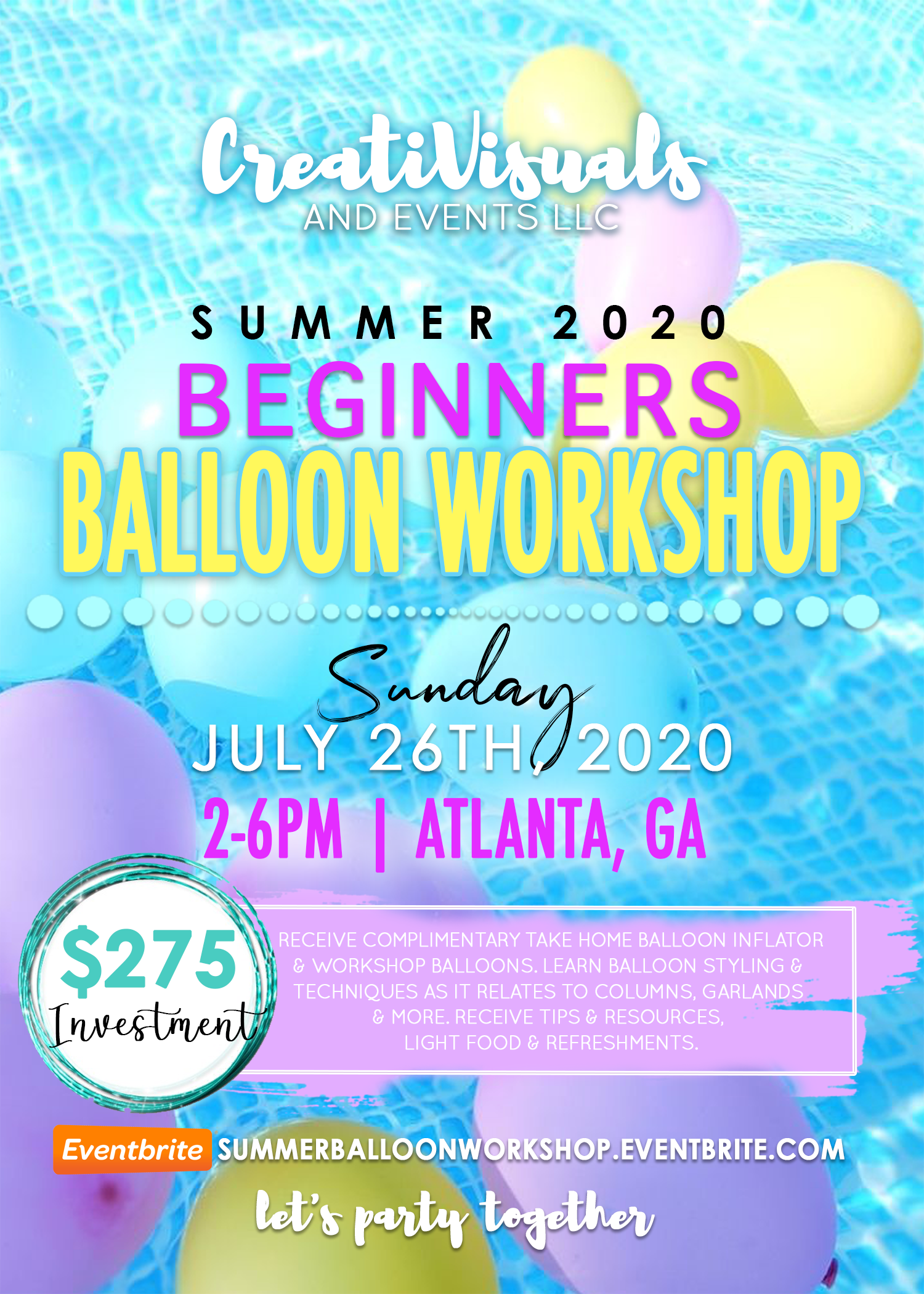 Summer Beginner's Balloon Workshop