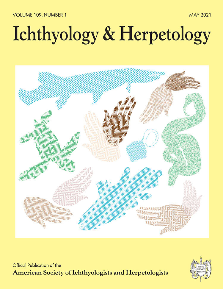 Ichthyology &amp; Herpetology 2021 Issue 1 Cover