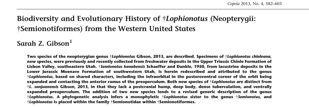 Journal Blog — Ichthyology Herpetology