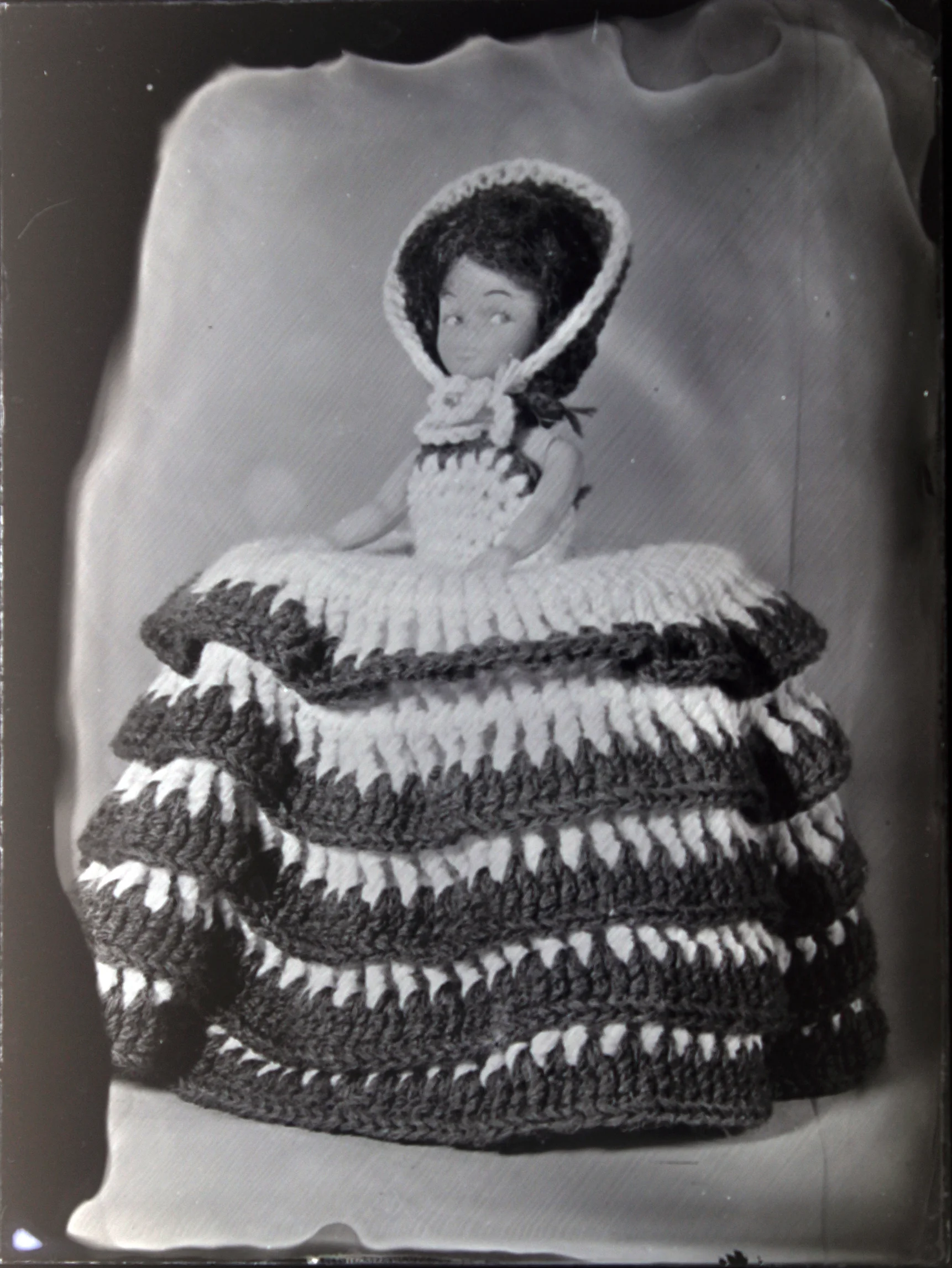 Good Pretty Things Collodion Photograph. 1 of series of 12 Glass 10cm x 8cm