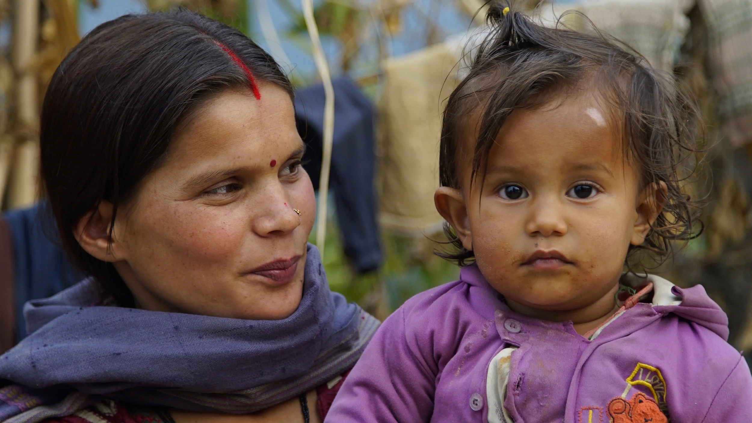  Mother, Daughter - Uttarakhand, India 