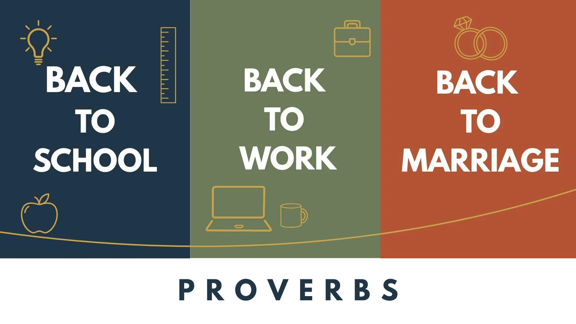 📚 New series starts Sunday: Back to School, Back to Work, Back to Marriage in Proverbs.

God&rsquo;s wisdom for every season&mdash;join us!