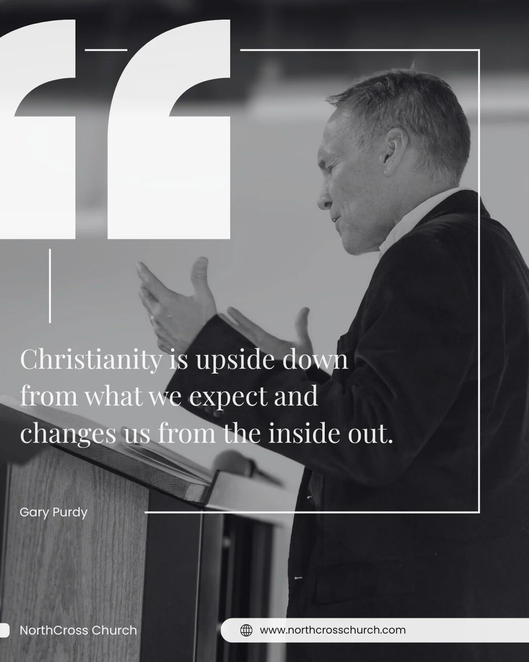 How has Christianity turned out to be upside down from what you expected?