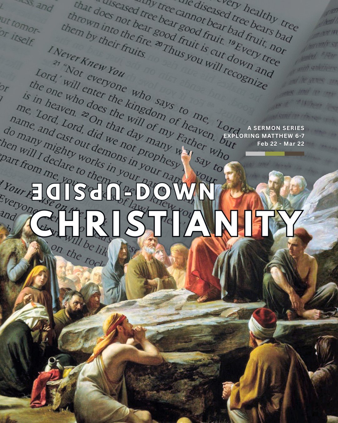 In Jesus&rsquo; kingdom, greatness looks like humility, strength looks like gentleness, and victory looks like sacrifice. It&rsquo;s upside‑down from our instincts&mdash;and yet it&rsquo;s exactly what our world longs for. Join us this Sunday as we o