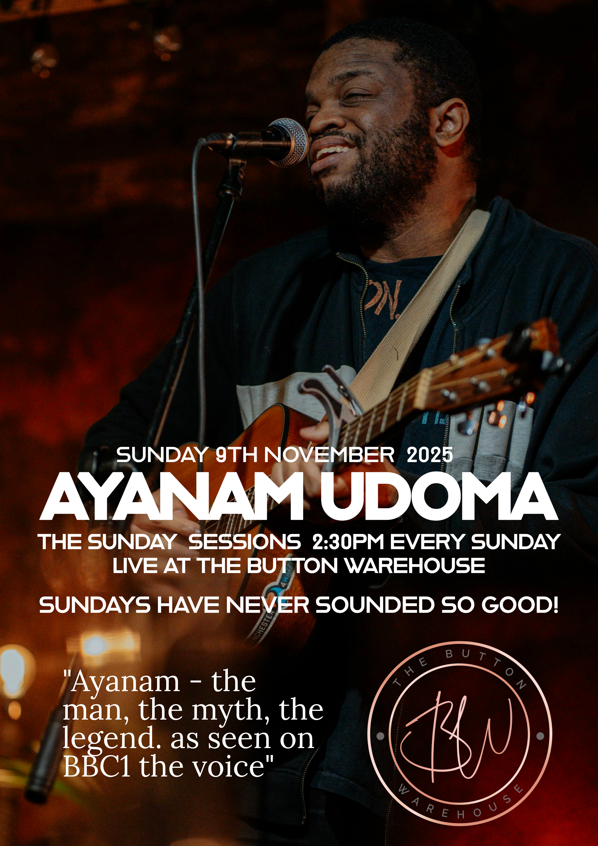 THE SUNDAY SESSIONS AT BUTTON Ft. AYANAM UDOMA 