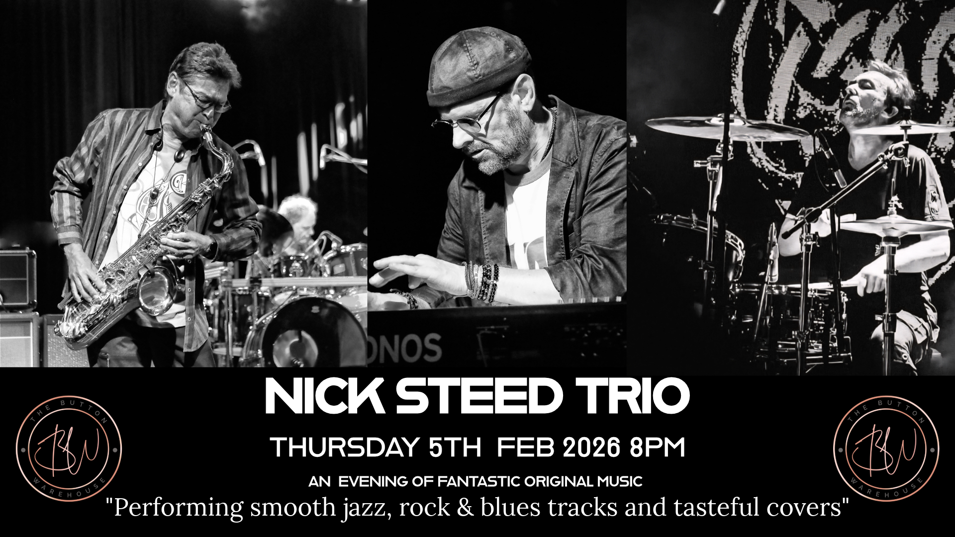 BUTTON ORIGINALS NIGHT FT. NICK STEED TRIO