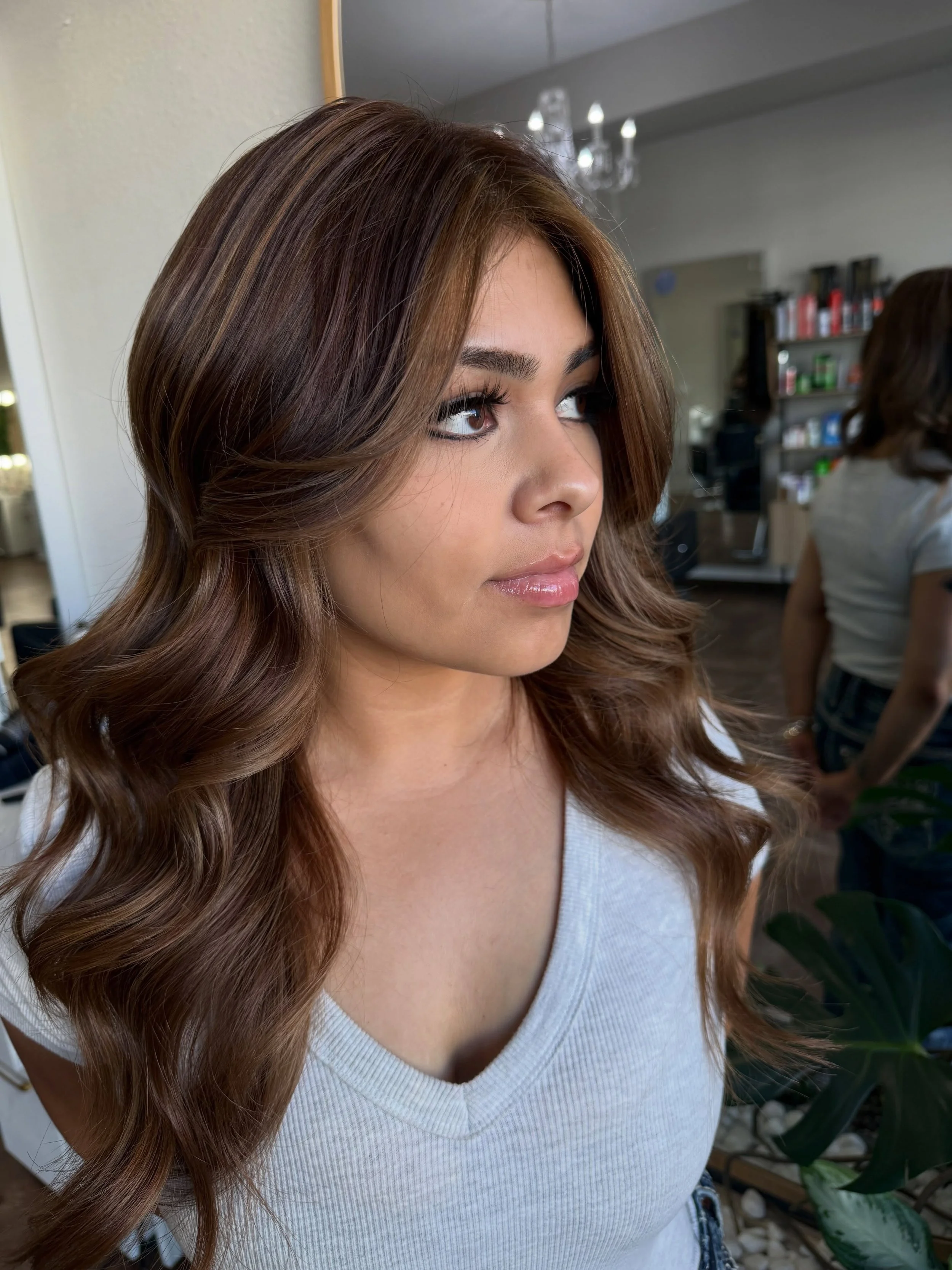 Warm, rich, and completely melted. 🤎✨ #caramelbalayage

Hair by : @aliliochoa