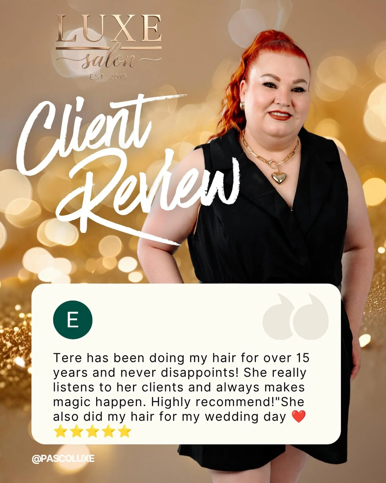 Nothing beats starting your day with words of love from our amazing community! 🤍 Thank you to all our wonderful clients for continually choosing us and making our salon such a special place.
We are so lucky to have the talented Tere Sillas on our te