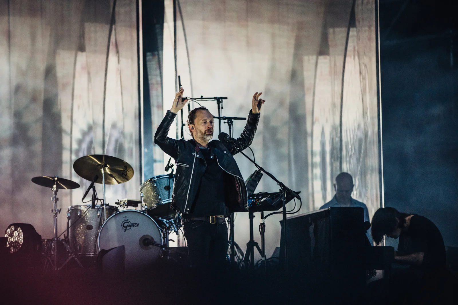  Thom Yorke,&nbsp; Radiohead  Lollapalooza 2016. 