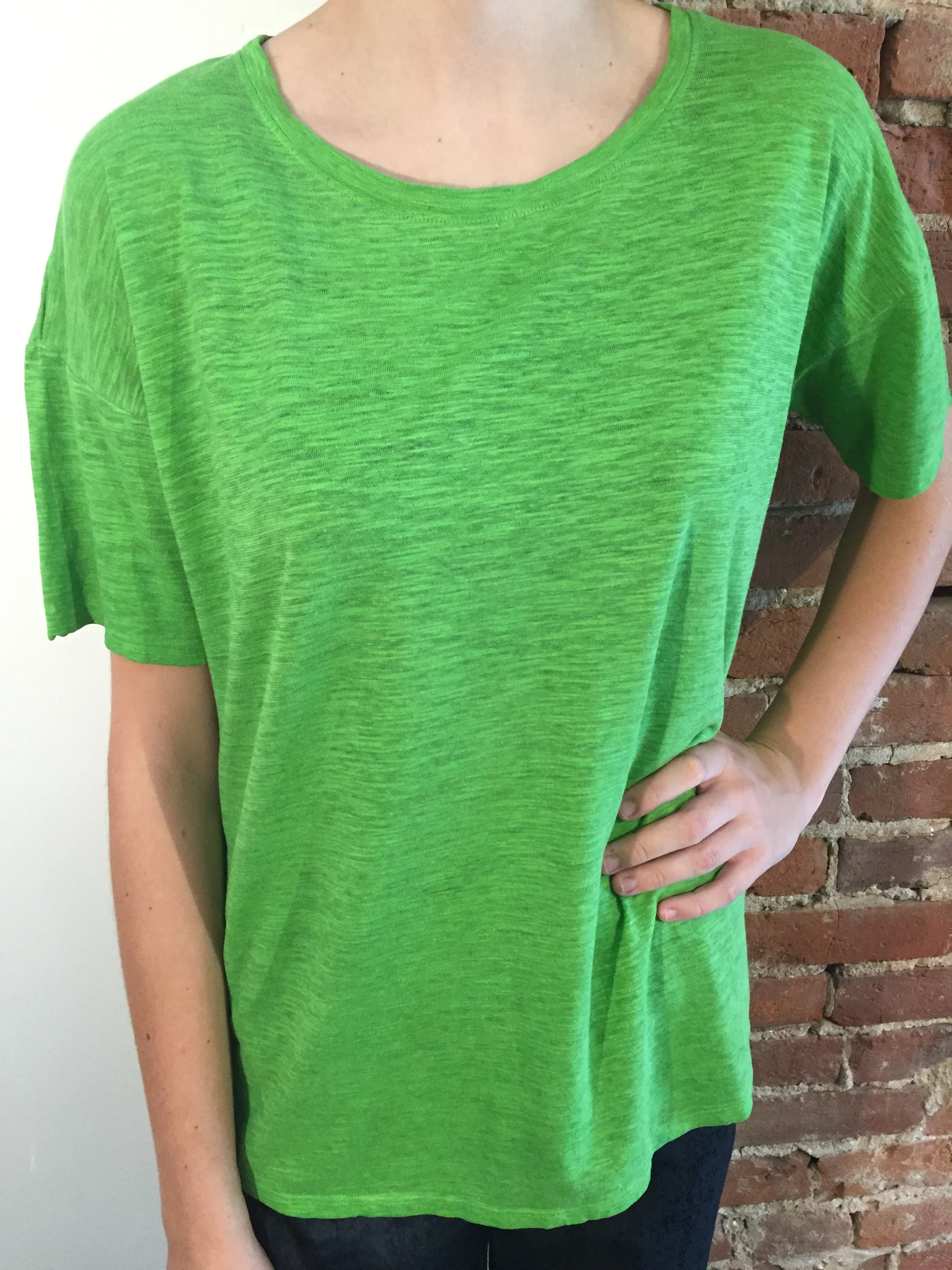 eileen fisher jewel neck top