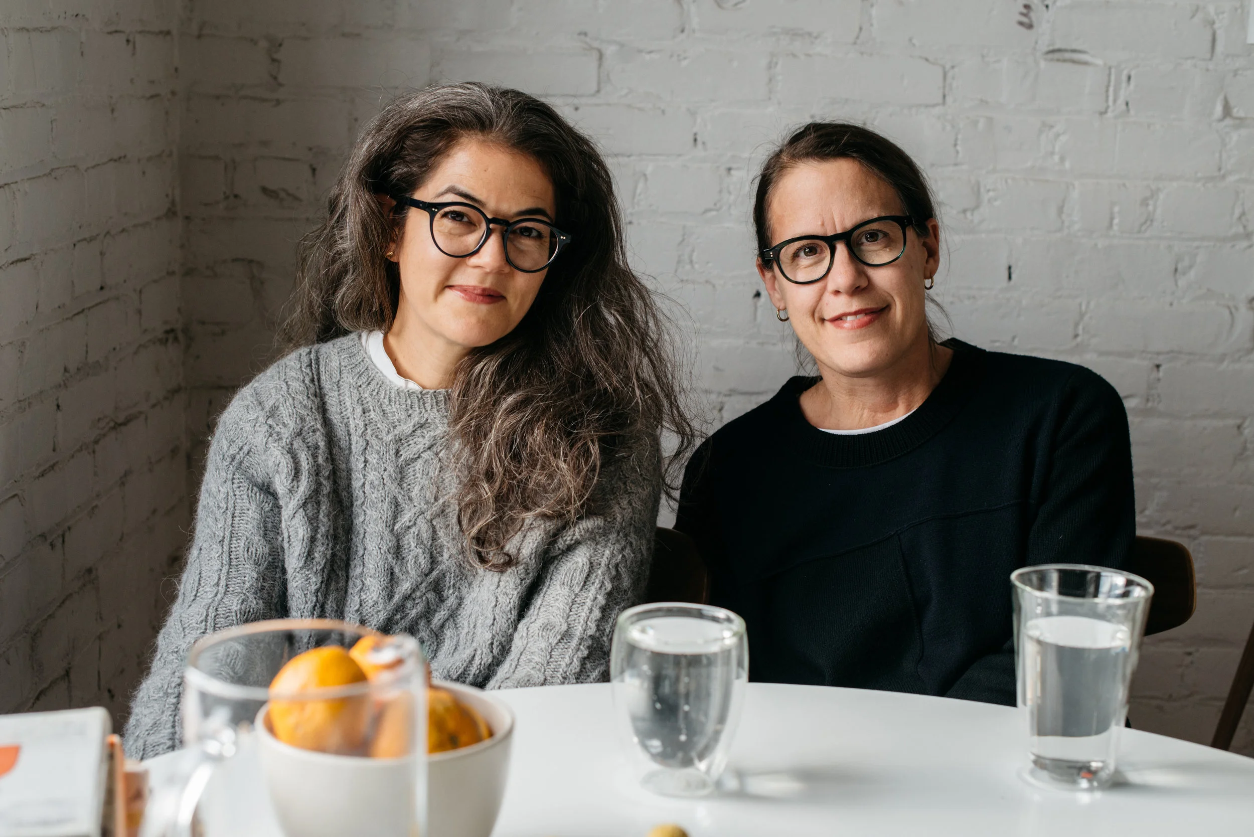 L-R: Kara Yanagawa and Tess Darrow (Founder) of Egg Press