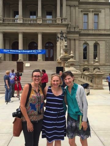 Left to right: Heather Nash, Amanda Carlisle, & Rebecca Weiland