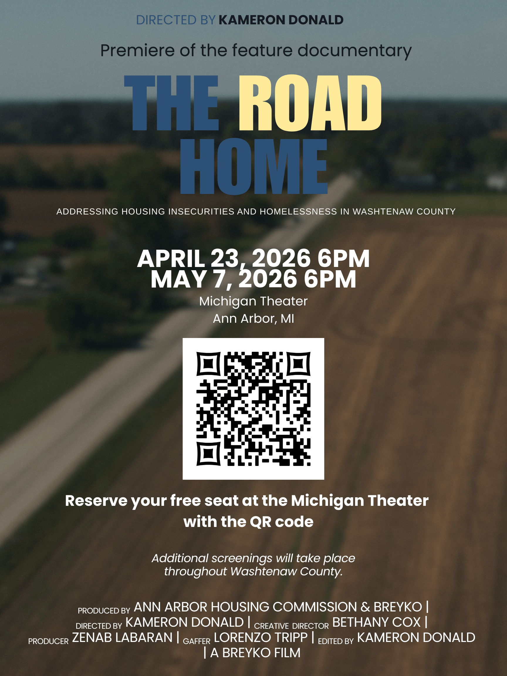 The Road Home Documentary Premiere (In-person)
