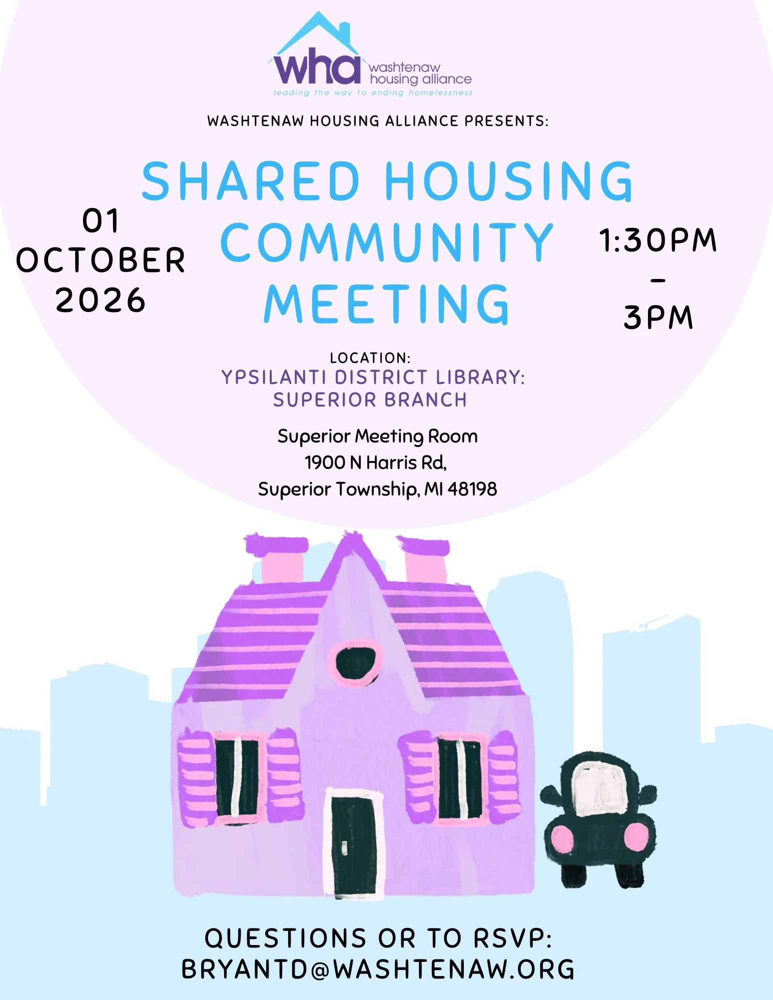 Shared Housing Community Meeting (In-person)