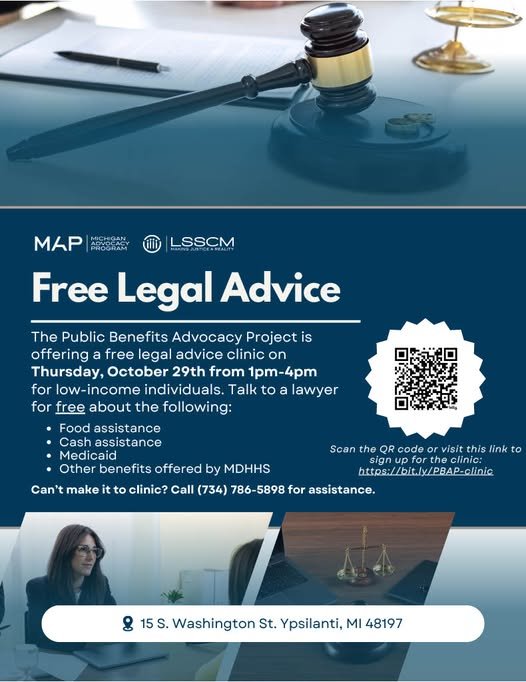 Public Benefits Advocacy Project Clinic (In-person)