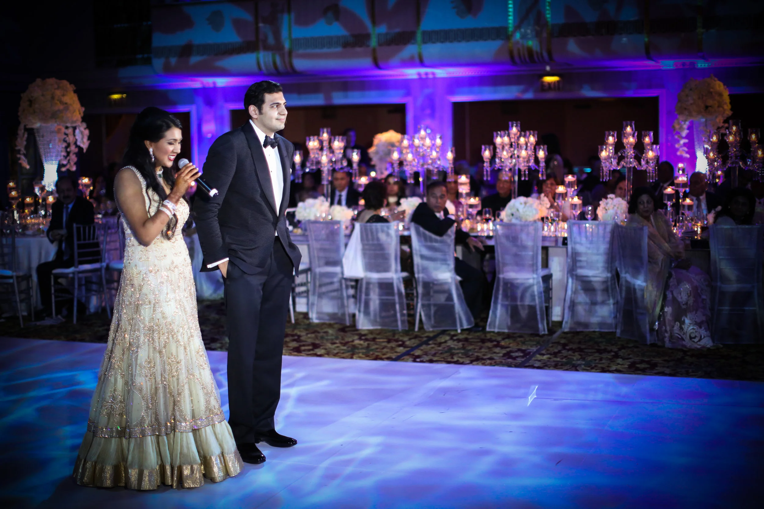 Indian Couple at Reception