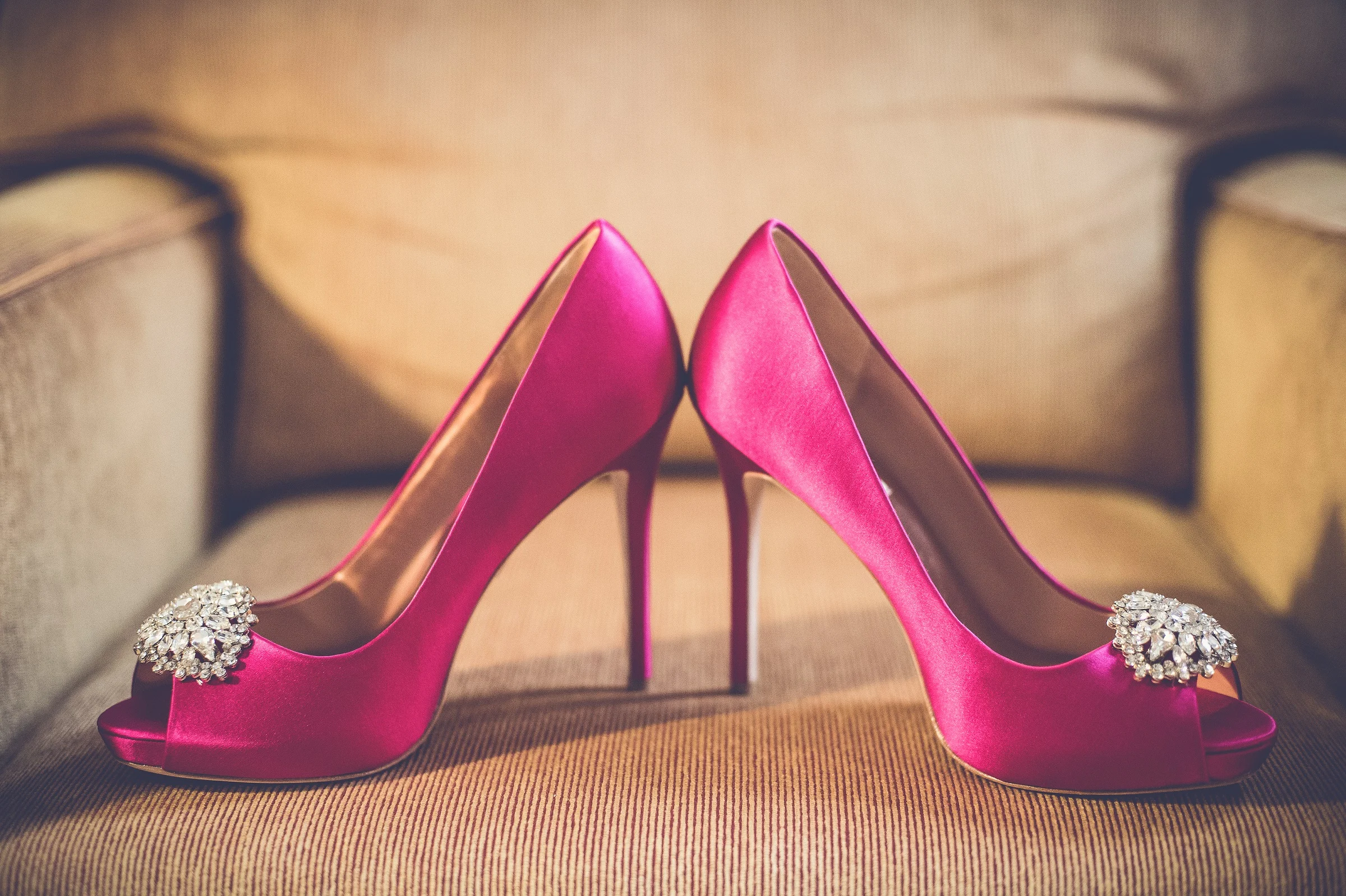 PINK RHINESTONE SHOES