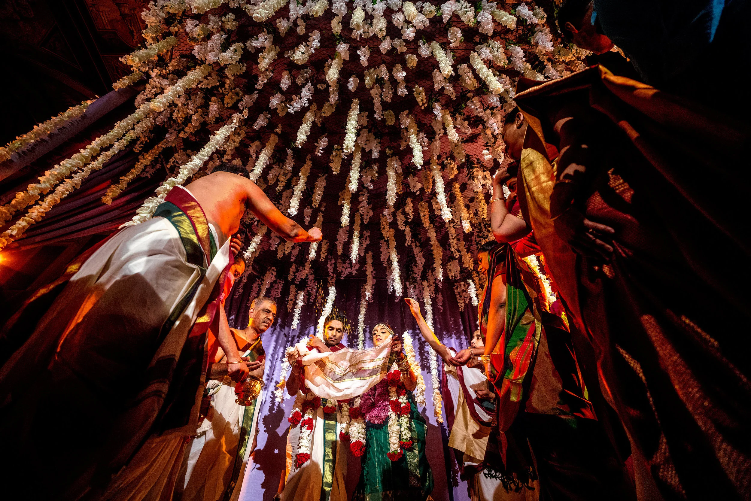 INDIAN WEDDING BRIDE AND GROOM CEREMONY FLOWER ALTER2.JPG