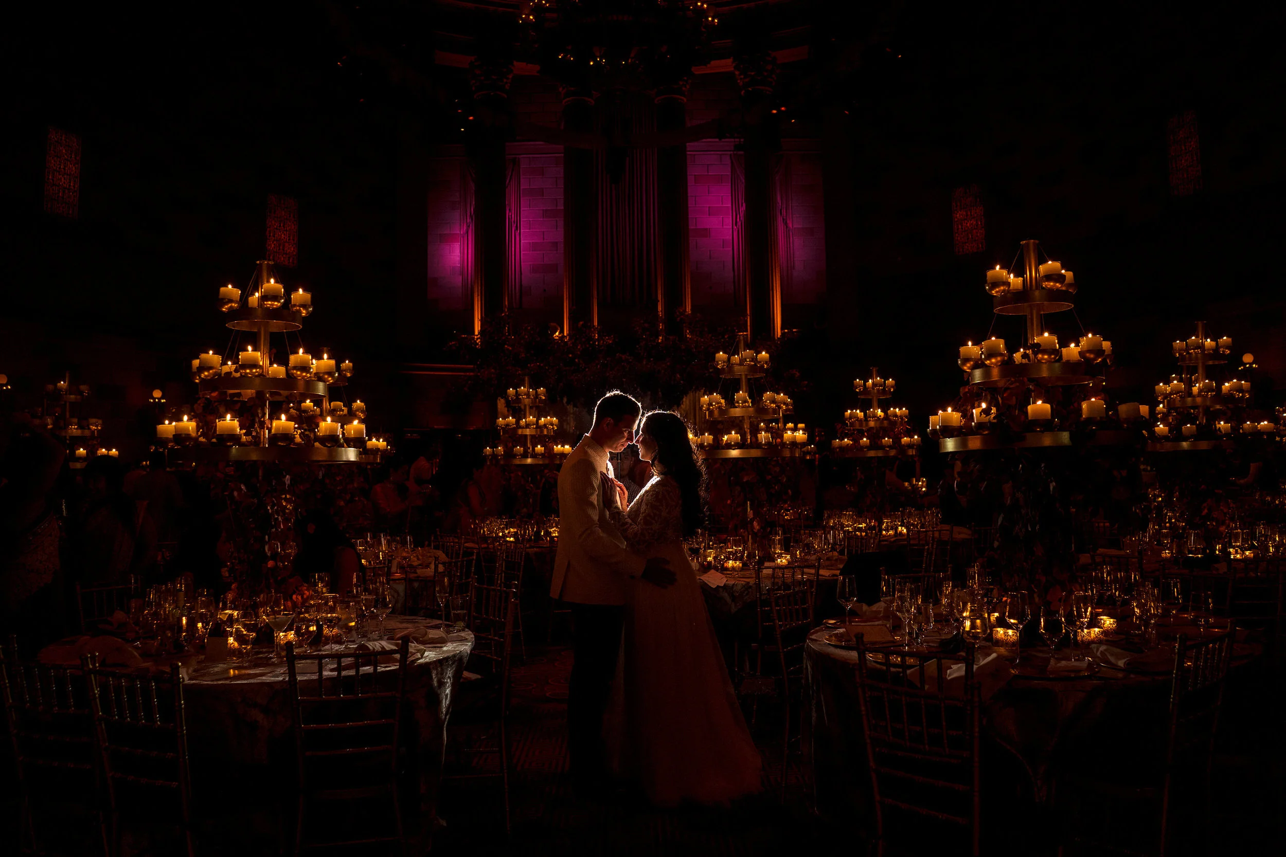 INDIAN WEDDING BRIDE AND GROOM SHOT CANDLE CENTERPIECE2.JPG