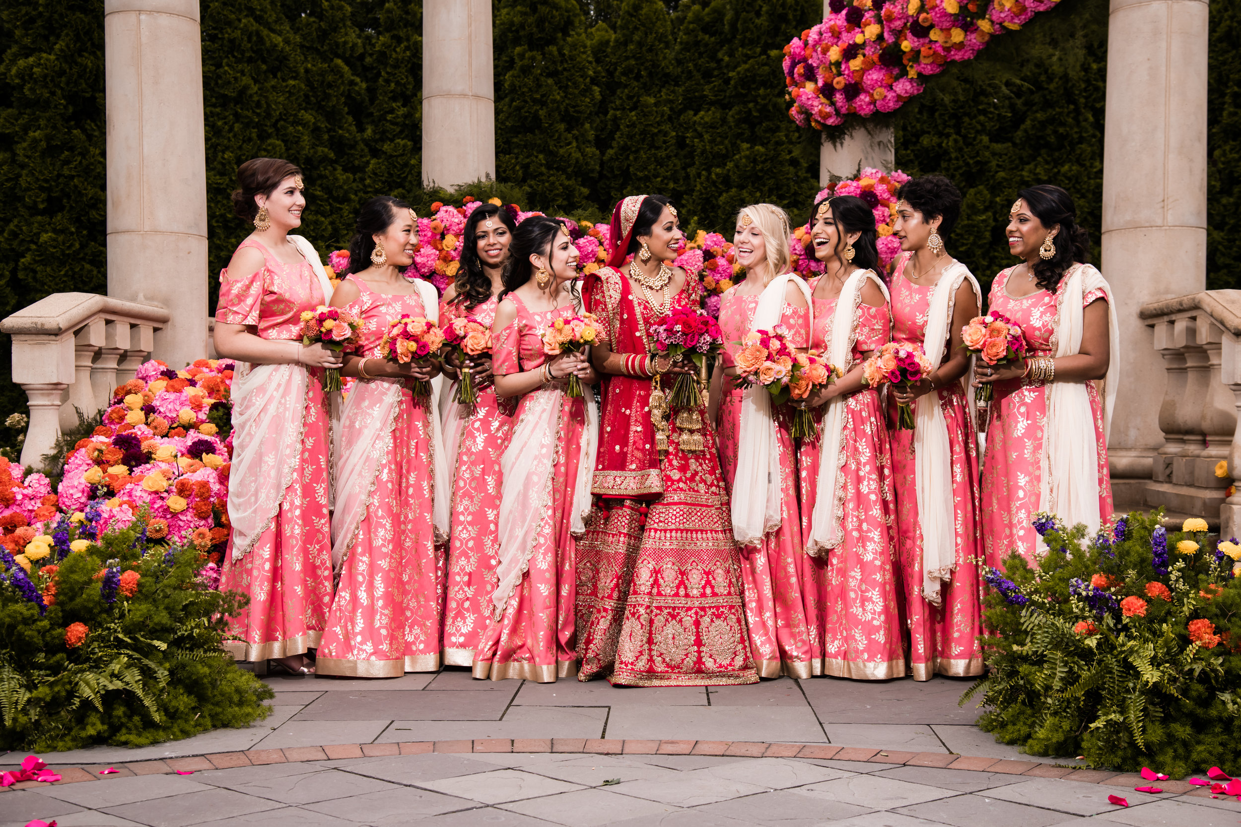 INDIAN WEDDING BRIDE AND BRIDESMAIDS.jpg