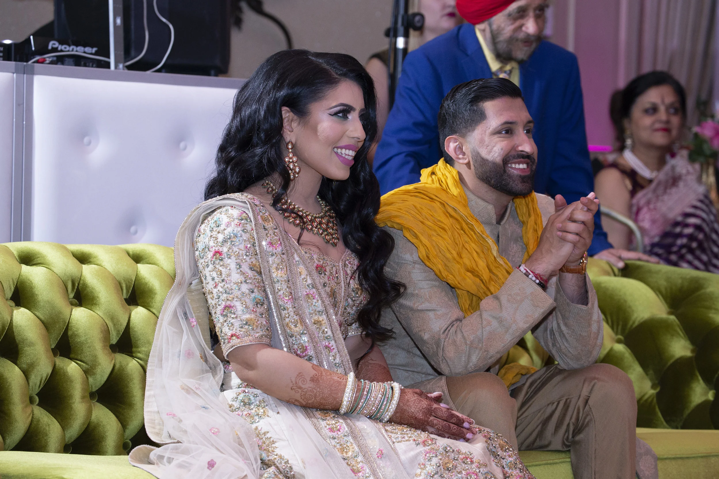 INDIAN WEDDING SANGEET BRIDE AND GROOM 2.JPG