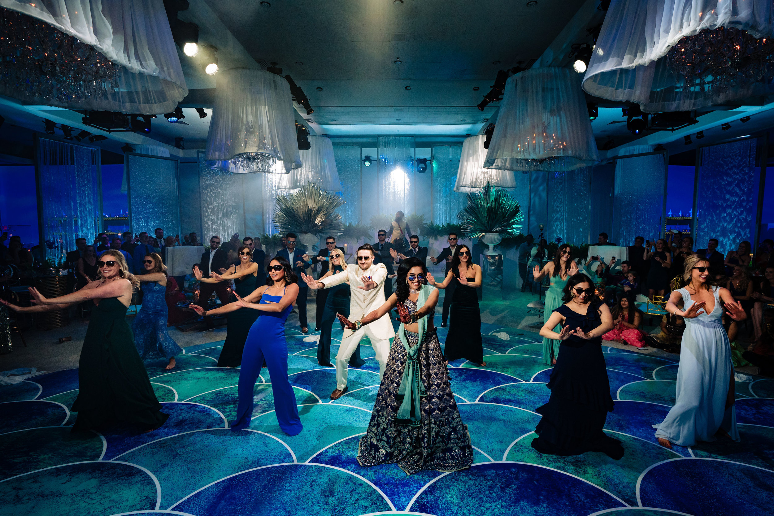 INDIAN WEDDING BRIDAL PARTY DANCING.JPG