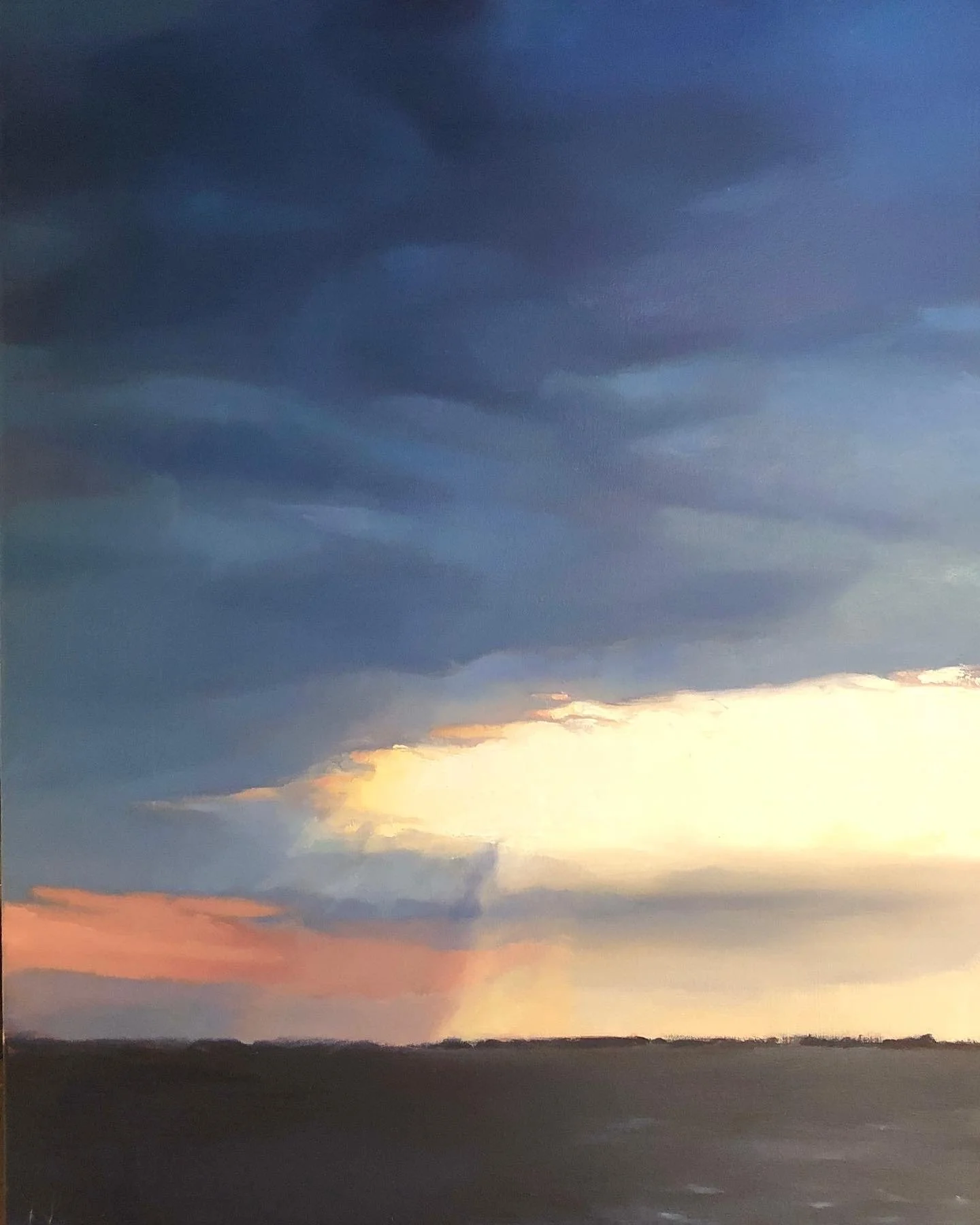  Departing Oil 24 x 30  