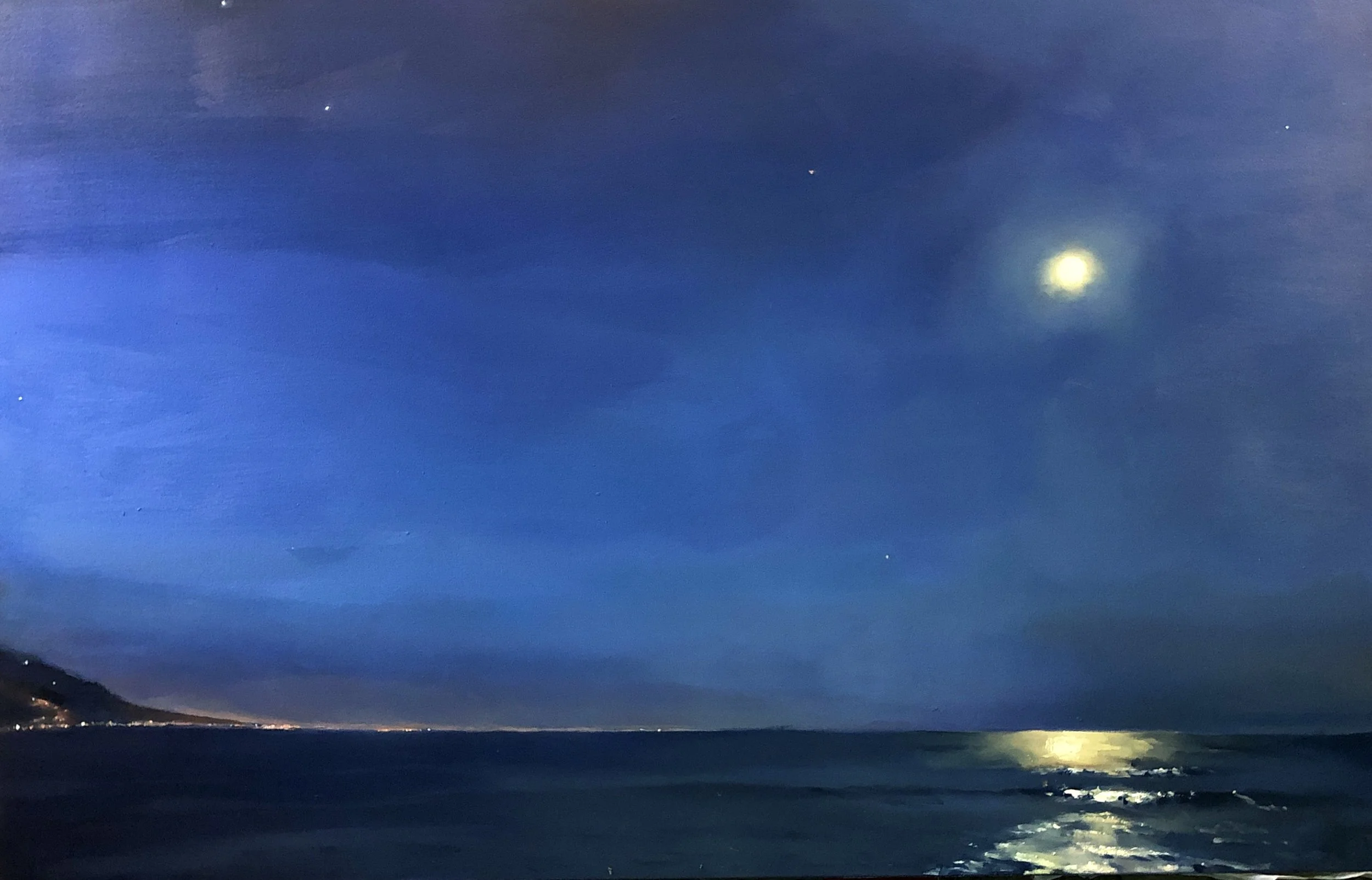  Over Malibu Oil 40 x 50 