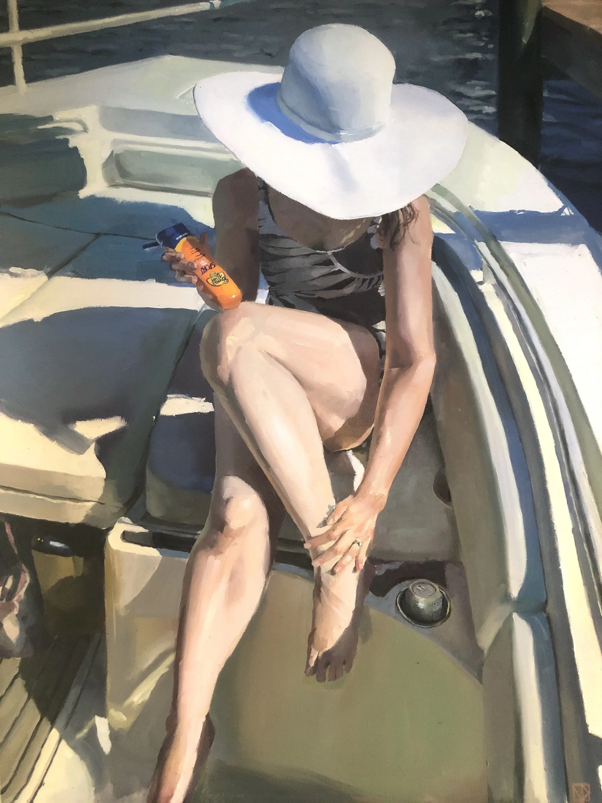  A Day on the Boat Oil 30 x 40 