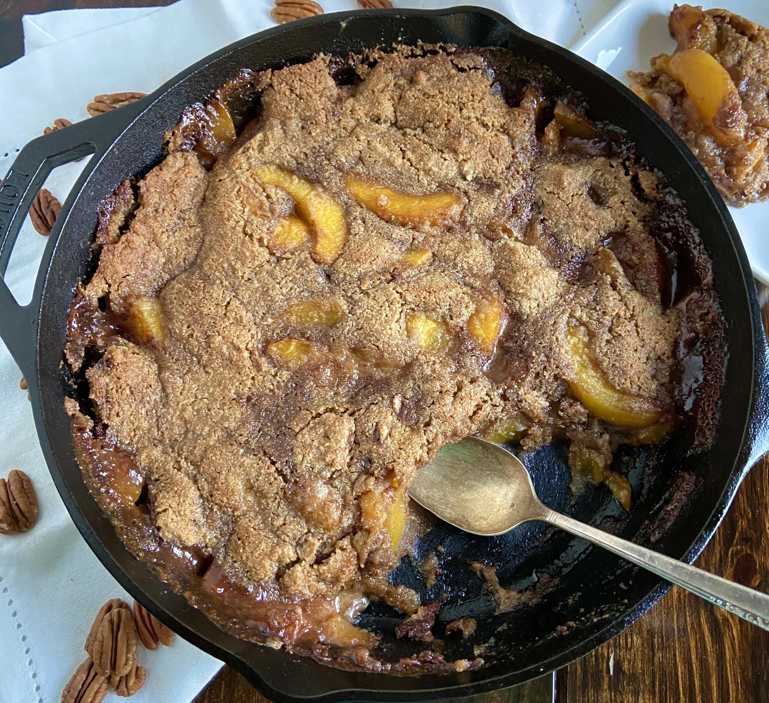 peach skillet cake.jpeg