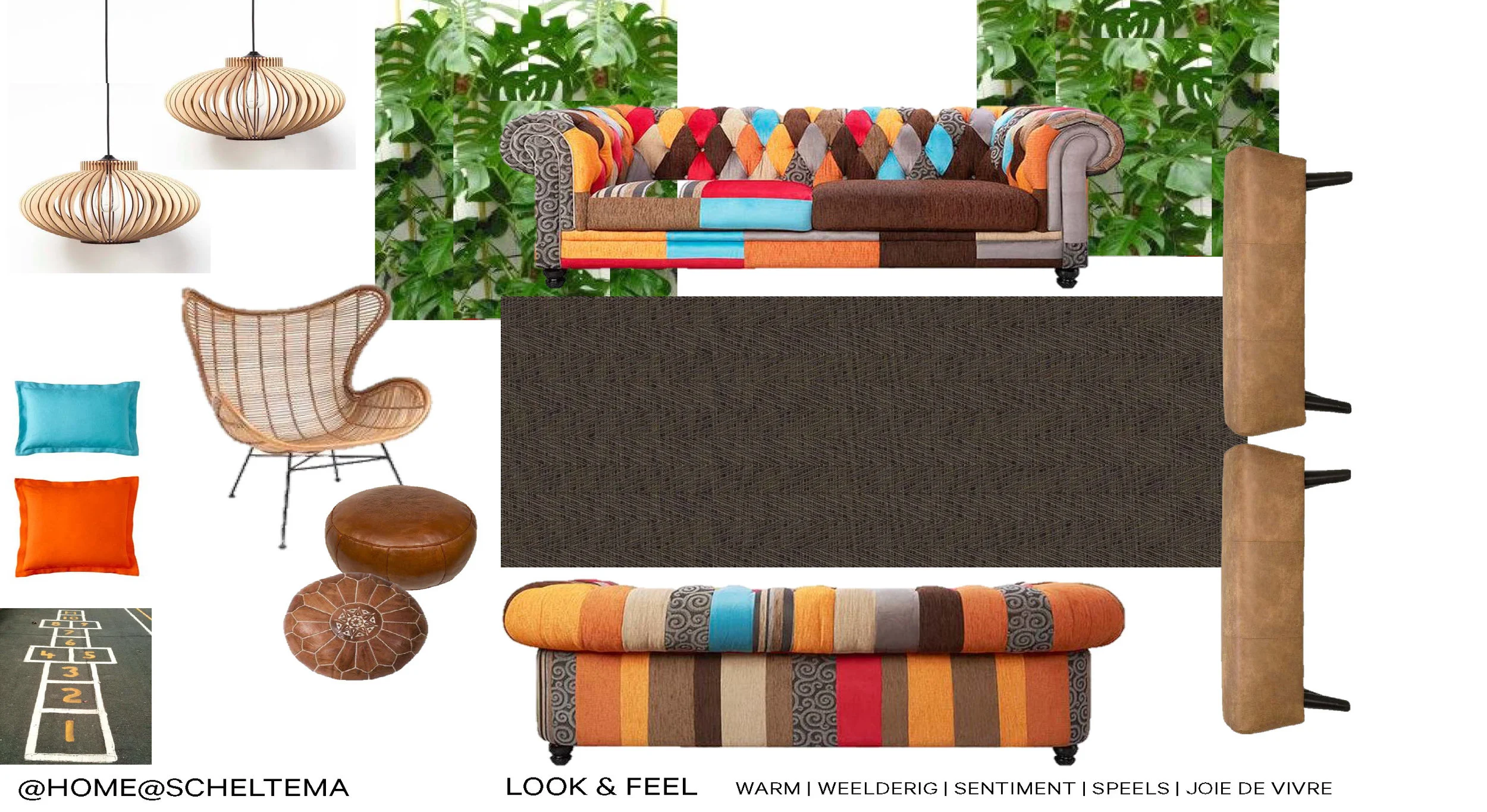 MOODBOARD INRICHTING @HOME@SCHELTEMA