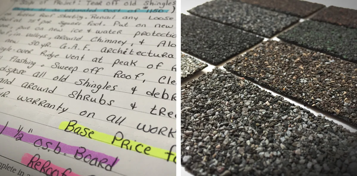 The difference in quotations