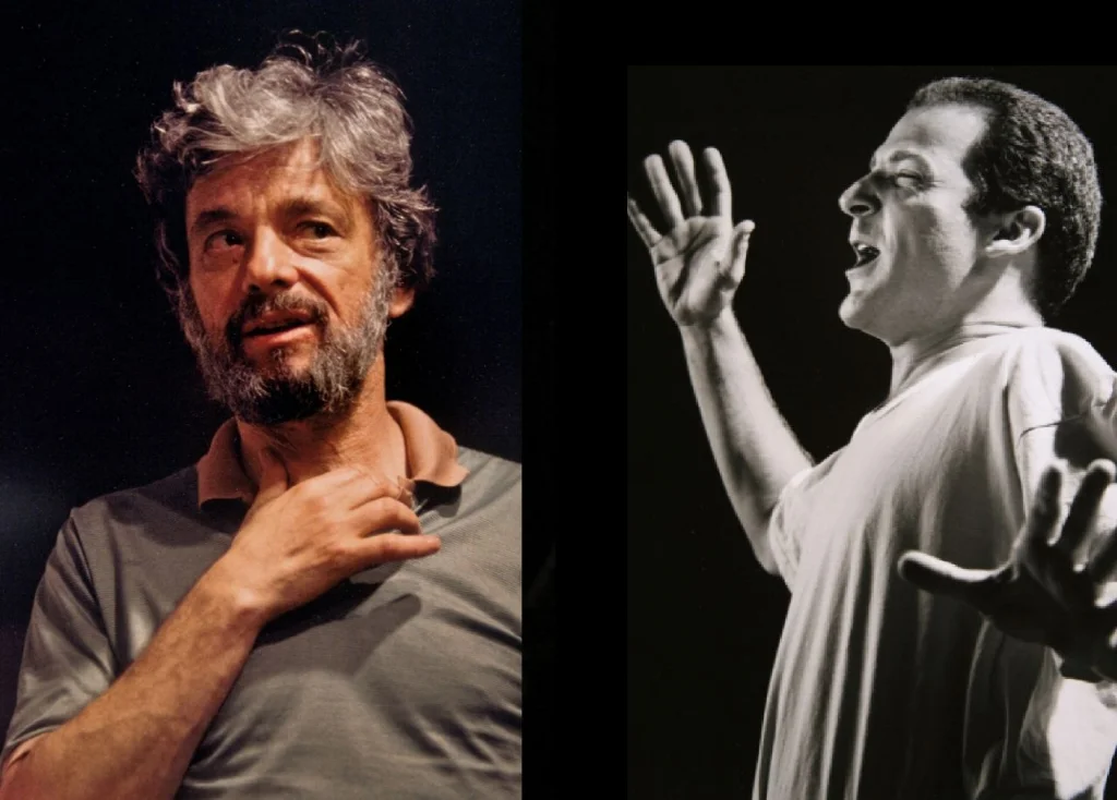 Steven Sondheim and Mandy Patinkin