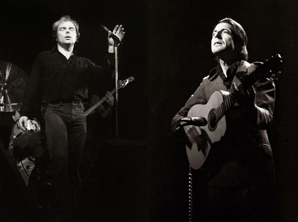 Van Morrison and Leonard Cohen