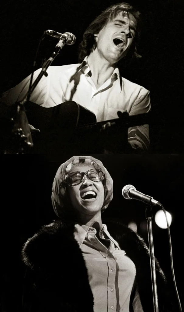 James Taylor and Aretha Franklin