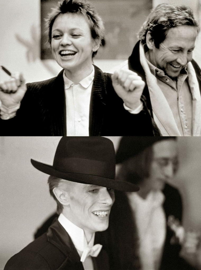 Laurie Anderson and Robert Rauschenberg / David Bowie and John Lennon