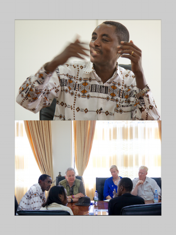 Rwandan Senator Jean de Dieu Mucyo meeting in April 2010 with Fleet Mau l of Zen Peacemakers . At the time he was Minister of Justice, there are those who think he was bound to become the President of Rwanda. He impressed me as a real prince, a man who stood up for principles of justice, but also a man who had his feet firmly planted in reality in a country that had suffered through genocide 16 years before. He suddenly died today at age 55 falling down stairs at 9 am in the Rwandan Senate .. The nation is in shock. Mo re pictures here . October 3, 2016