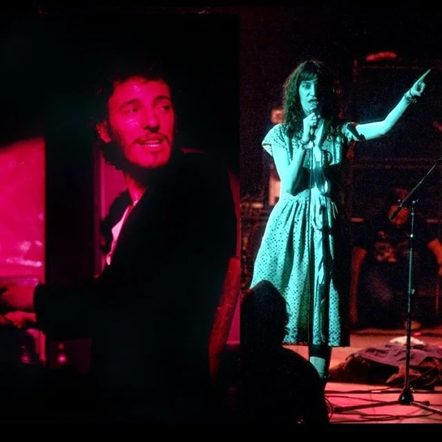 Before Because. ⠀
⠀
Springsteen in 1973 and Patti Smith in 1975.⠀
⠀
⠀
#becausethenight #springsteen #pattismith #brucespringsteen #themainpoint #philadelphia #relationship #broadway #broadwaytheater #petercunninghamphotography #petercunningham #photo