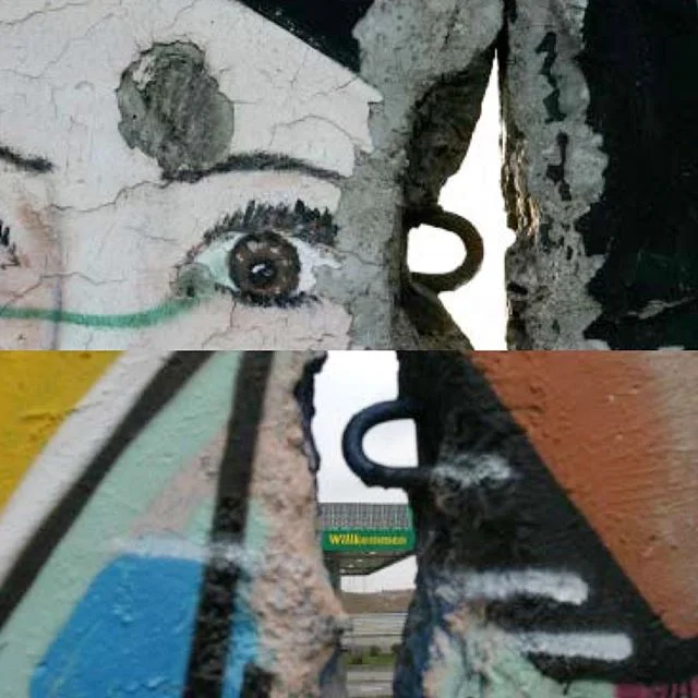 I see the wall from both sides now. Berlin.⠀
⠀
⠀
⠀
#jonimitchell #berlinwall, #berlin #walls #welcome #immigration #refugees #theironcurtain #eastgermany #germany #grafitti #theberlinwall #bothsidesnow #petercunninghamphotography #petercunningham