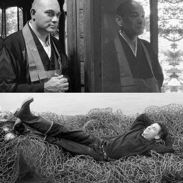 Me and my teacher Sensei Bernie Glassman with his teacher Maezumi Roshi. 1981,⠀
⠀
⠀
-⠀
i⠀
-⠀
#zen #americanzen #bernieglassman #roshi #sensei #teacher #teachers #maezumiroshi #zenpeacemakers #grandmanan ⠀
⠀
 #petercunninghamphotography #all_shots #le