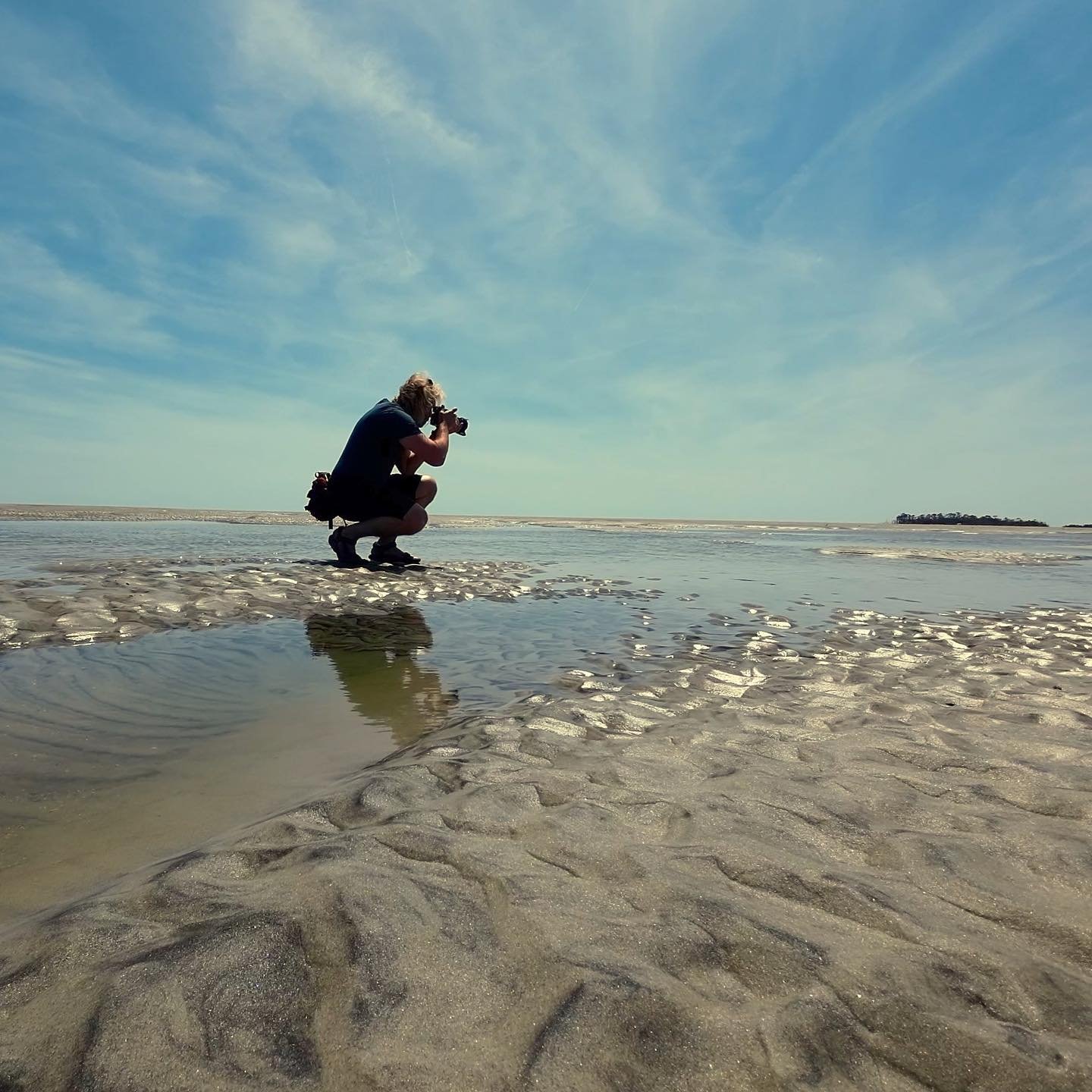 Exploring the beauty of #tybeeisland at #lowtide #lumixs5ii #lumixambassador #savannah #artist #naturephotography #landscapephotography