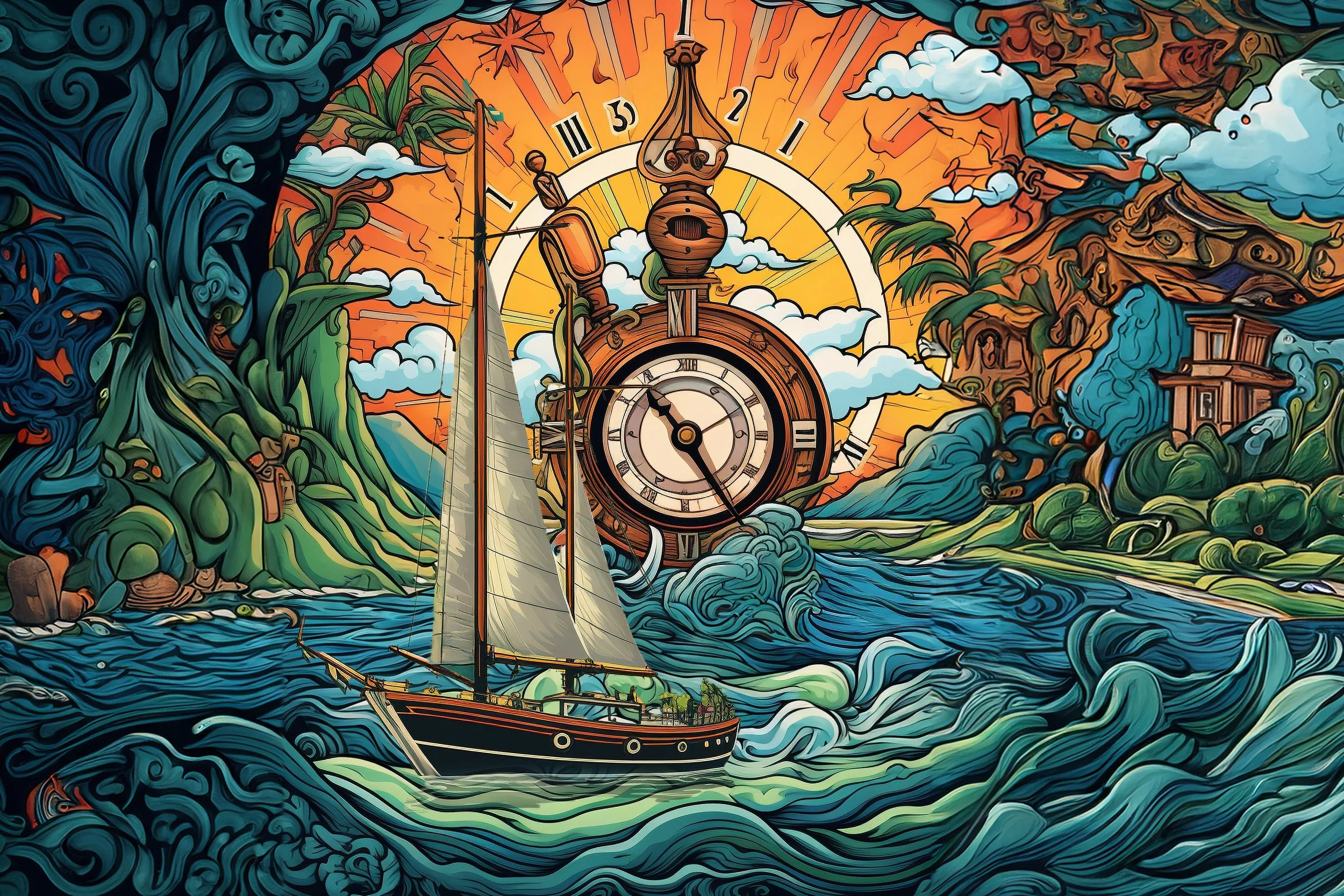 Savannah Musician "Island Time" by Charles Maring