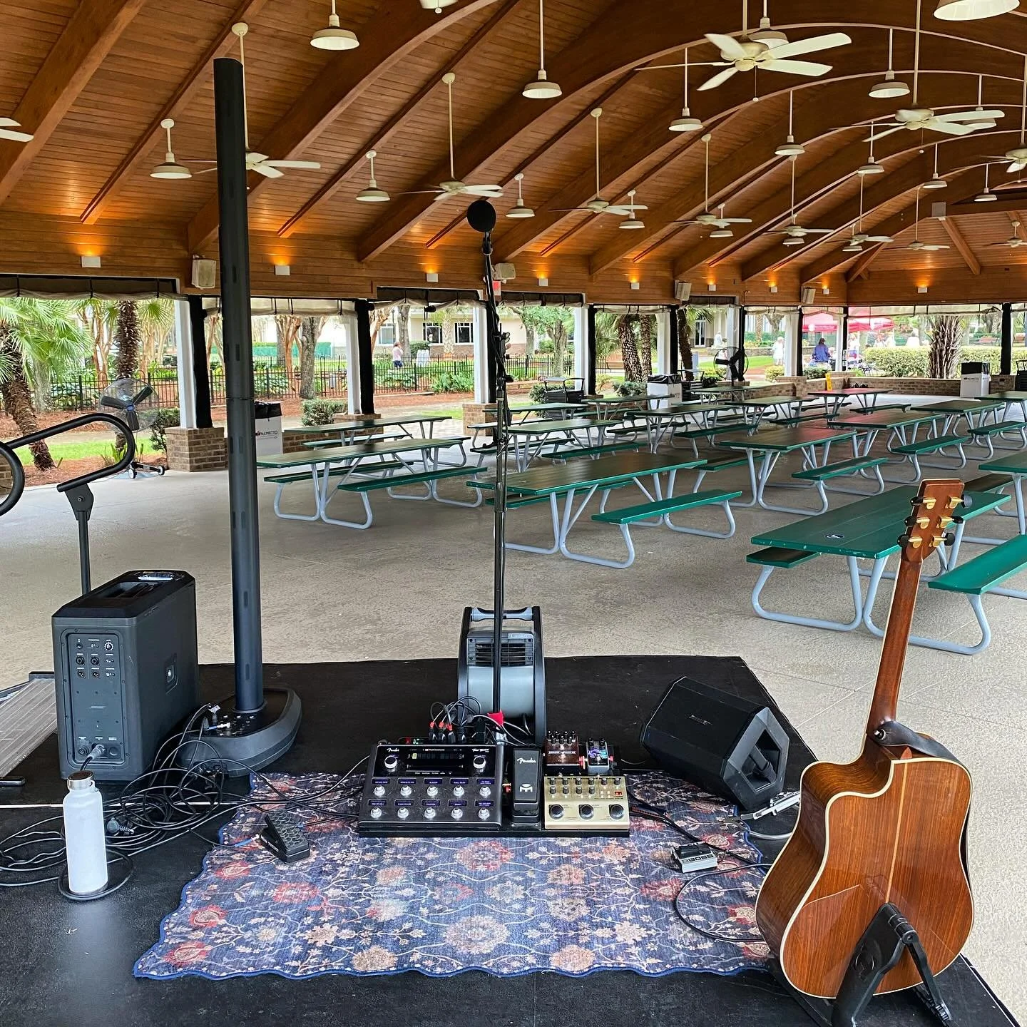 Performed for 800 or so folks yesterday give or take. So much fun to help folks celebrate with live music.